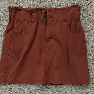 Rust Orange Skirt Large